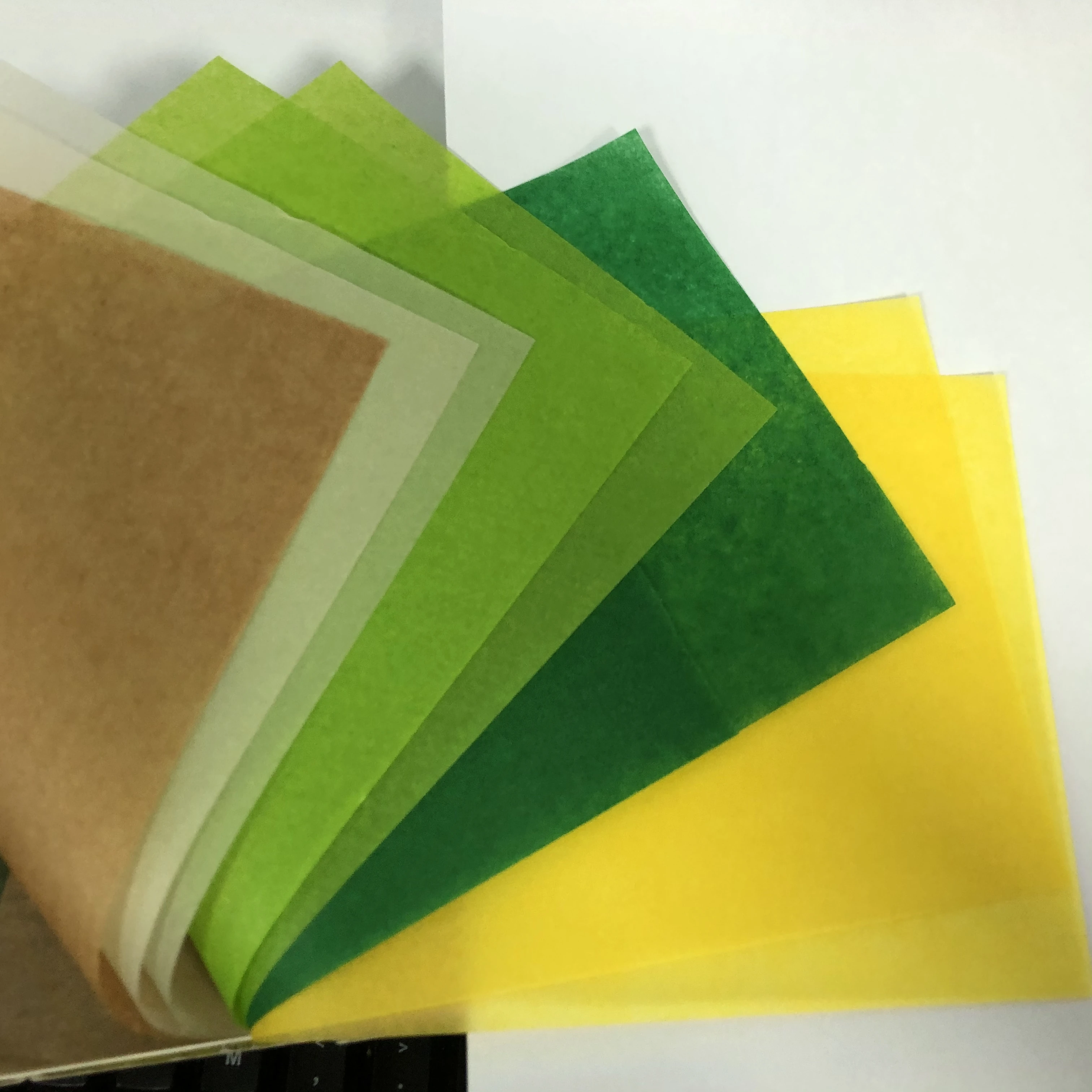 Moisture-Proof Colored Waxed Tissue Wood Pulp Pulp with Coating for Flower Wrapping Paper for Print and Chemical Industries