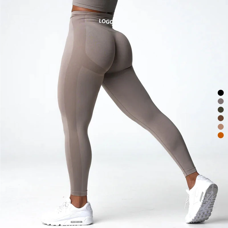 Q051C High Waist Workout Leggings Sport Pants Women Fitness Gym Seamless Yoga Leggings For Women