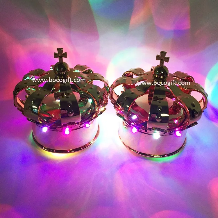 crown design LED Bottle presenter crown cap light