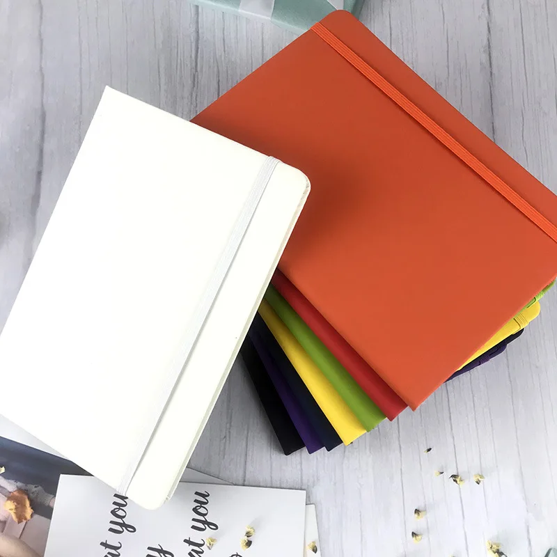 Cheap Gifts For All Occasions Business Company Merchandise Notebook A5 A6 Book Strap Notebook Promotional Office Products