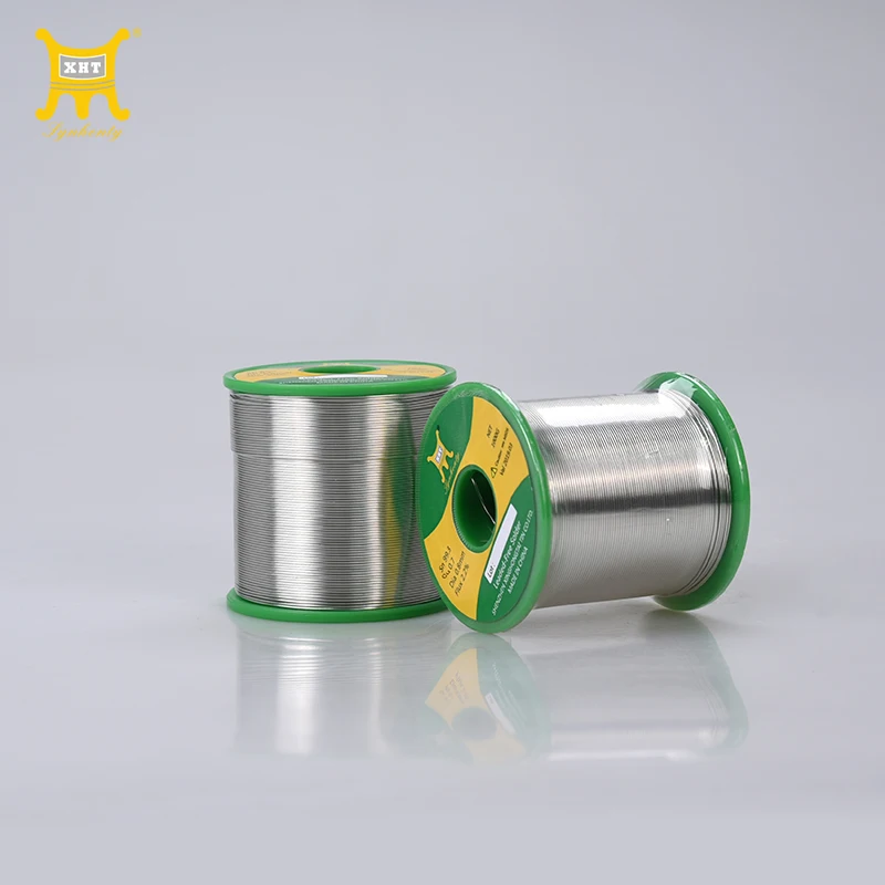 XHT customization Tin Flux Cored Soldering Wire Solder Wire SN99.3/Cu0.7 0.5/0.6/0.8/1.0/1.2/2.0mm with Flux 500g Welding Wire
