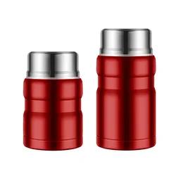 High Grade Laser Logo Jar Wide Mouth Stanless Steel Food Thermo Container For Food