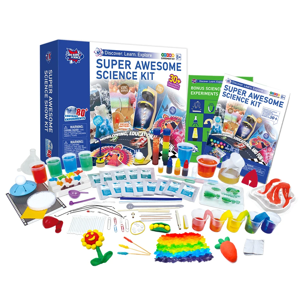 Hot Selling Mega Chemistry Showing STEM SMART Science Advanced Learning and Creative Fun Experiment Kit Toys for Kids 8+