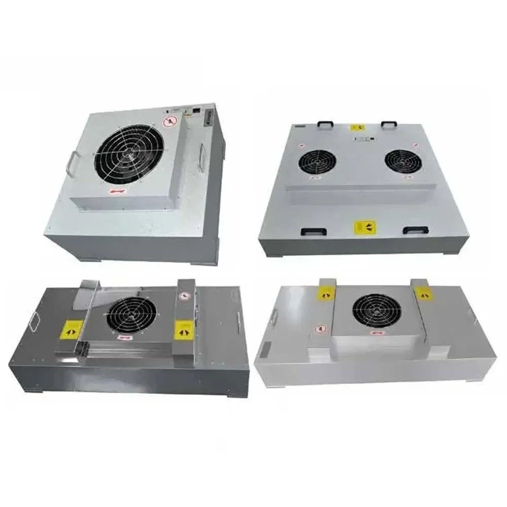 Stainless Stain Air Hepa Filter Low Noise High Volume FFU With H14 for Industrial Ceiling