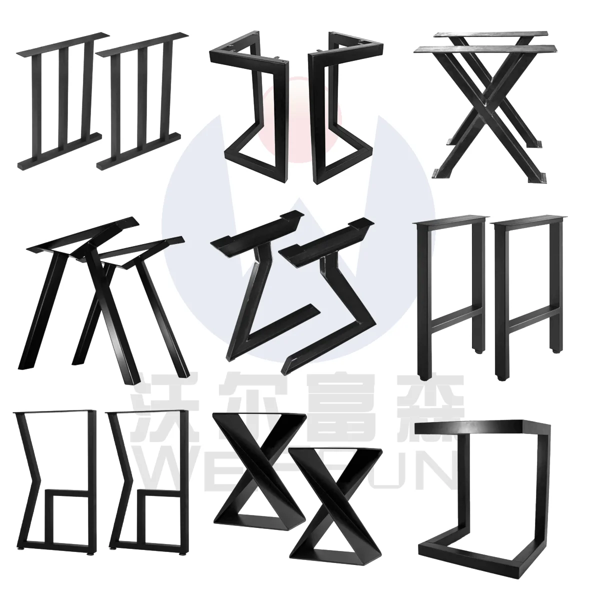 Современная фурнитура, металлическая чугунная рамка из нержавеющей стали, ножка журнального столика для журнального столика