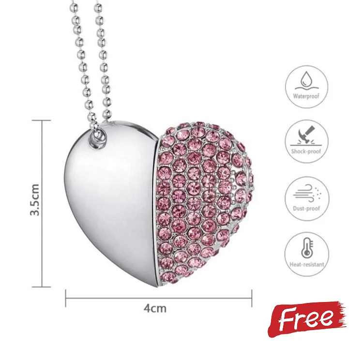 free sample usb memory flash drive  jewelry gift 1GB 2GB 4GB 8GB 16GB 32GB  usb flash  32GB crystal usb