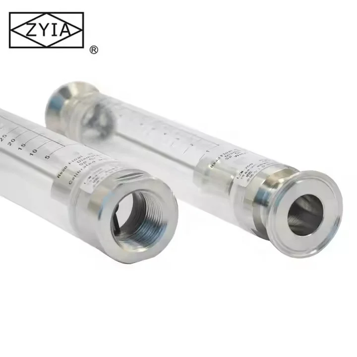 PVC pipeline plastic type acrylic gas flowmeter pure water  liquid flowmeter,rotameter for water