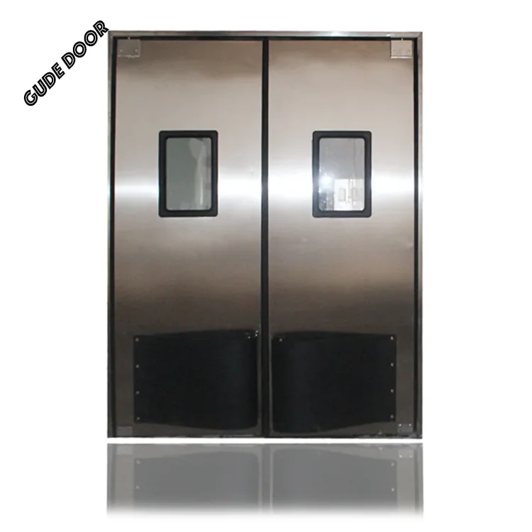Factory Price Convenient and Clean Anti-Collision Door Aluminum Free Push and Pull Opening Method for Supermarket Use
