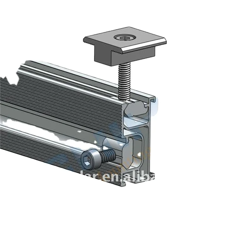 Products supply solar mounting mid clamp for solar panel mounting rack