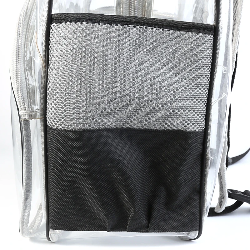 Factory Customized Heavy Duty Clear Transparent Backpack for Women Girl for School Travel for pet
