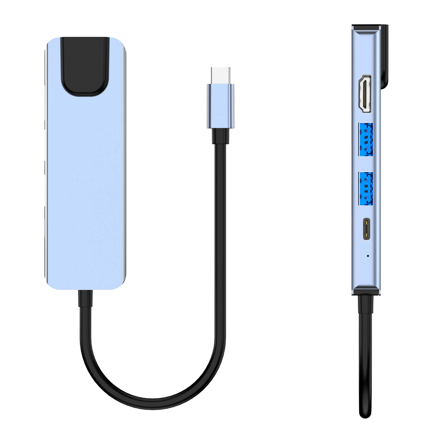 Многофункциональная док-станция для ноутбука 5 в 1 usb c док-станция