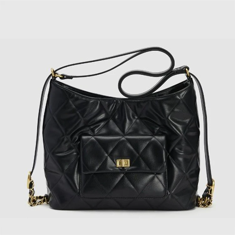 BADI Single Shoulder Bag High Quality PU Leather Crossbody Bags for Women Ladies Large Capacity Handbag