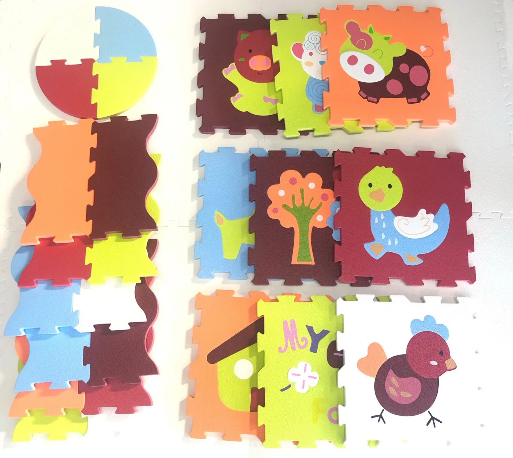 Wholesale Eco-Friendly Cute Educational Toys Children EVA Foam Floor Rug For Export Sale