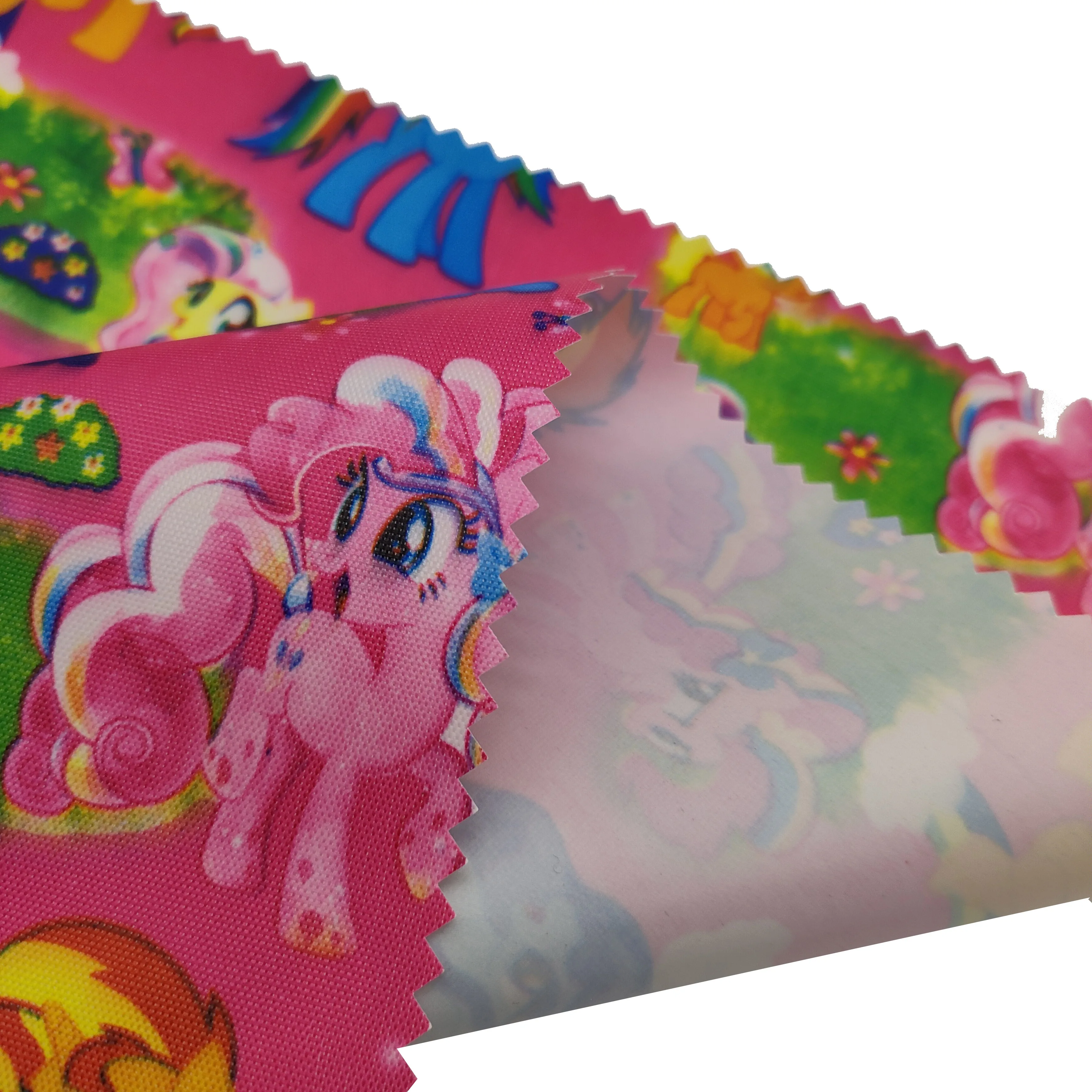 Hot Selling 100% Polyester Oxford Fabric 420D PVC Print Soft Factory Direct for Dresses Shoes Luggage-over 400+ gsm Coated