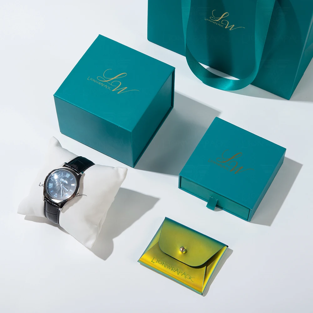 Lionwrapack New Design Jewelry Gift Set Recycled Materials Paper Box Gift packaging for Watches Necklaces Earrings Rings
