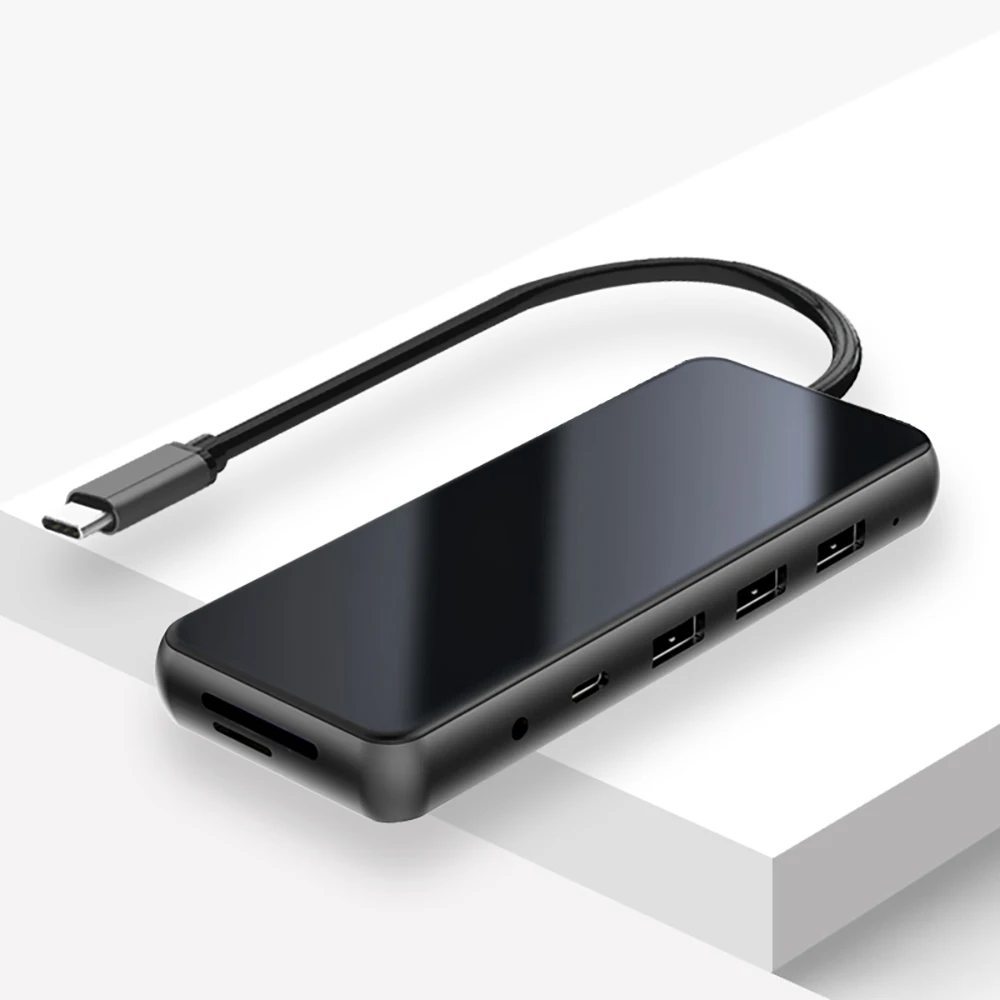 Горячая продажа 12 портов MTS usb c концентратор с HD VGA RJ45 4USB док-станция полнофункциональный адаптер для ноутбука macbook air 2019