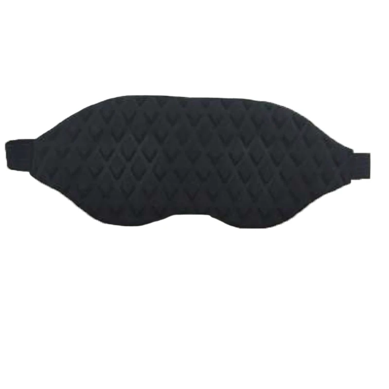 3D eye mask with flat outer surface
