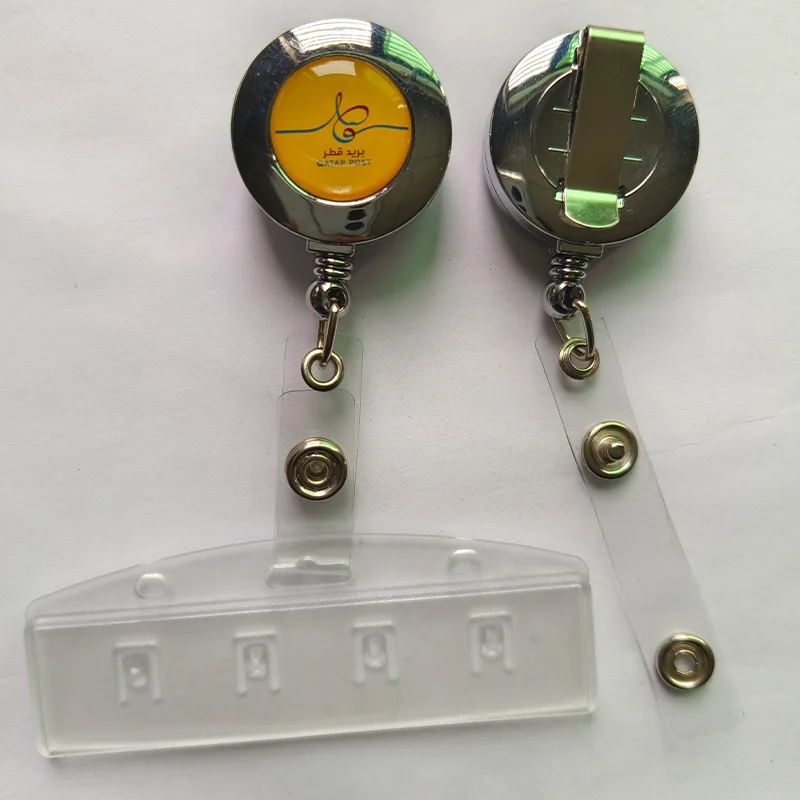 Sale Carabiner Badge Reel Students and Teachers Name & Id Card Holder Accessory Recoil Clips