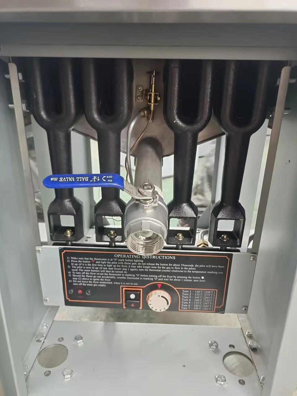 Free Standing French Fries Deep Fryer Frymaster Potato Gas Deep Fryer Open French Fryer