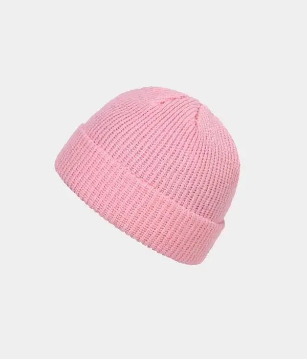 Fisherman Knitted Customize Unisex Merino Wool Beanie Hat With Custom Logo