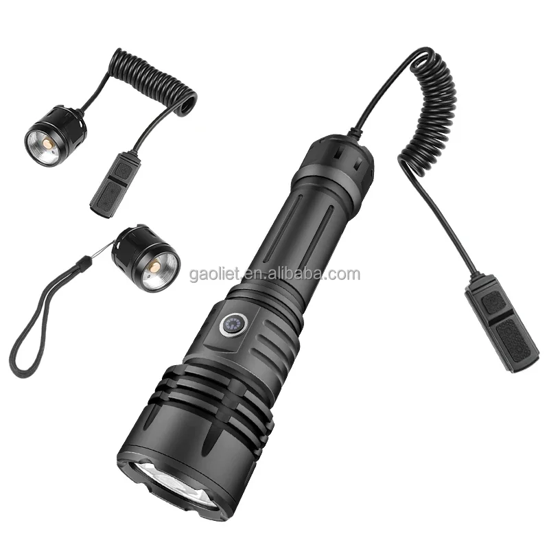 Manufacturers Middle East Aluminum Alloy Led Flashlight, Hunting Flashlight Emergency Torch