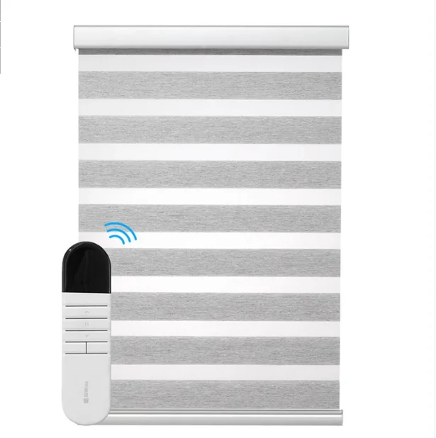 OEM Products Factory Prices Wholesale Day and Night Blackout Window Electric Zebra Roller Blinds