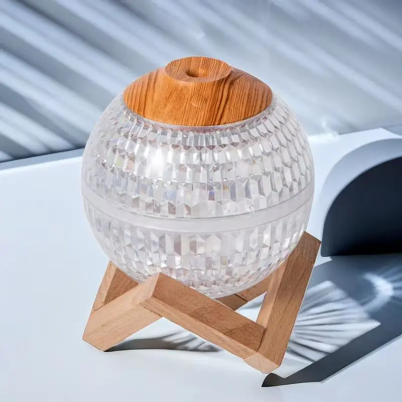 2023 new portable mini humidifier a variety of crystal light humidifier