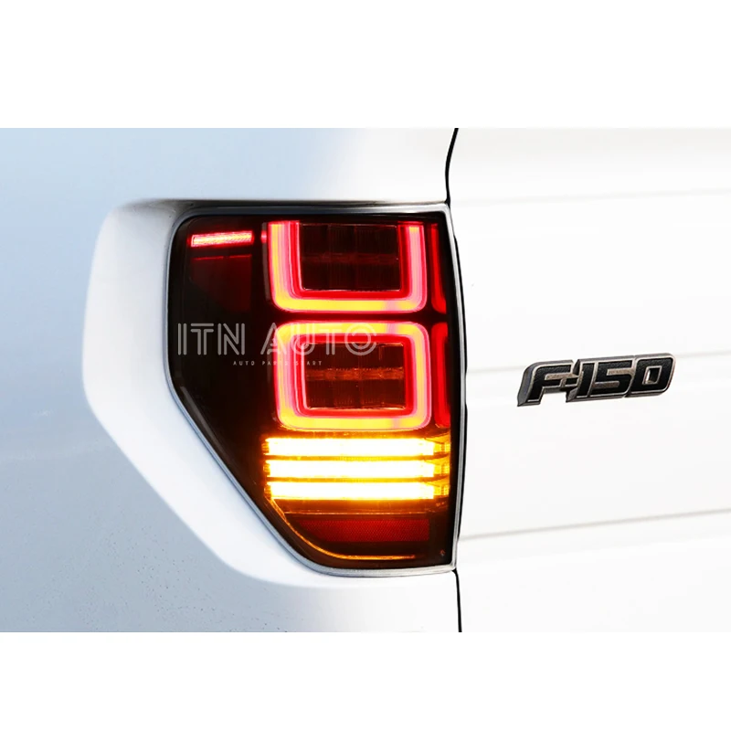 Upgrade Full LED flow dynamic taillight taillamp assembly for Ford Raptor F150 2008-2014 rear tail lamp tail light