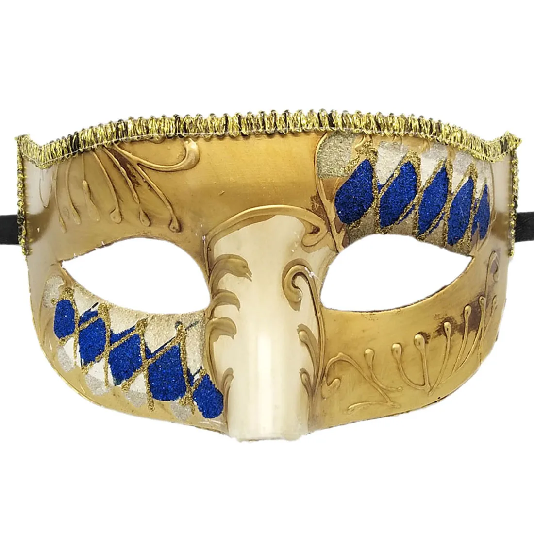 Party Mardi Gras Mask Painted Venetian Glitter Carnival Fancy Dress Halloween Ball Face Masquerade Mask