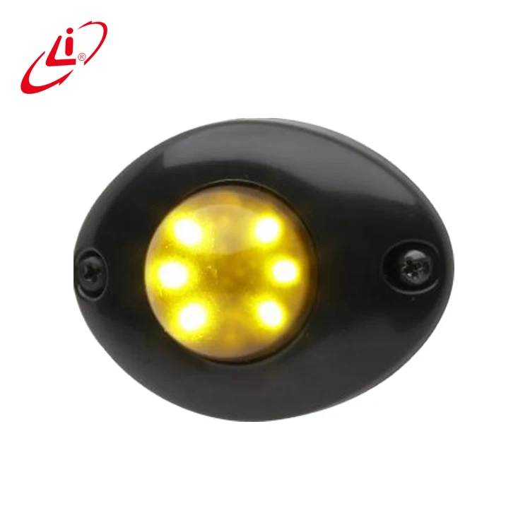 LIYI High Intensity Emergency Vehicle 12V Mini Amber Led Police Light Hideaway Strobe Lights