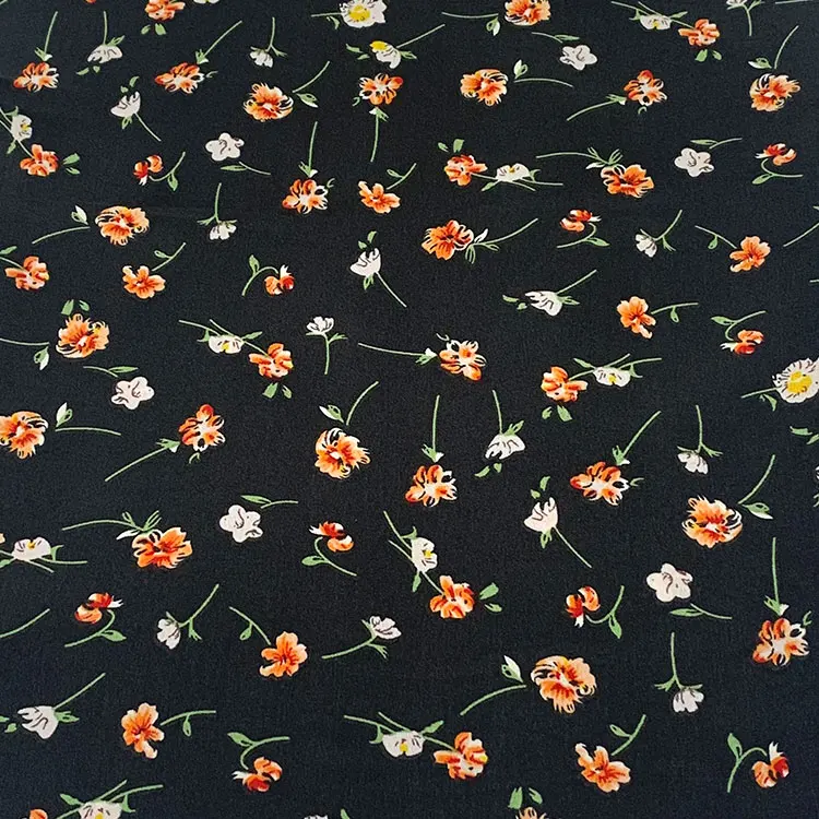 Keqiao Factory 100 Percent Recycled Polyester Navy Blue Pajamas Fabric By The Meter S03-033 On Sale