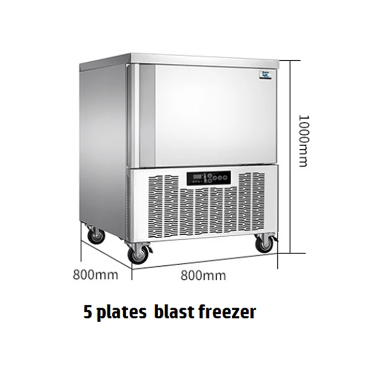 small blast shock freezer chiller  mini blast shock freezer chiller 5 trays blast shock freezer chiller for chicken