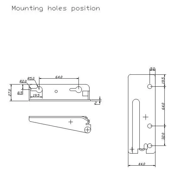 White powder coated furniture bed Sofa lift hinge with spring