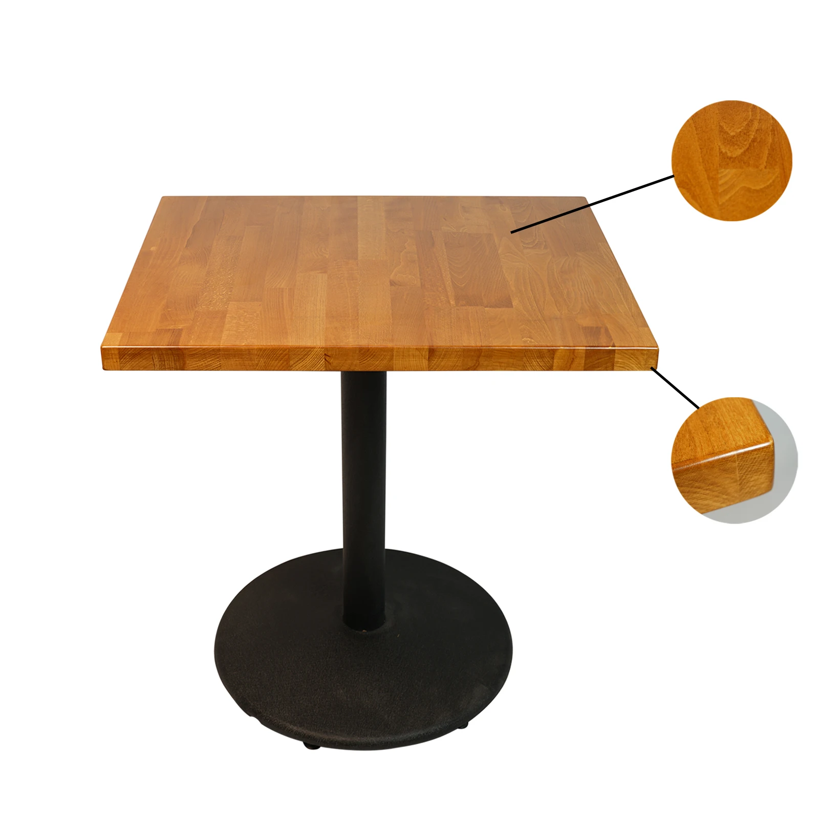 Небольшой стол из цельной древесины, барный стол из Букового дерева, высококлассный стол из цельной древесины