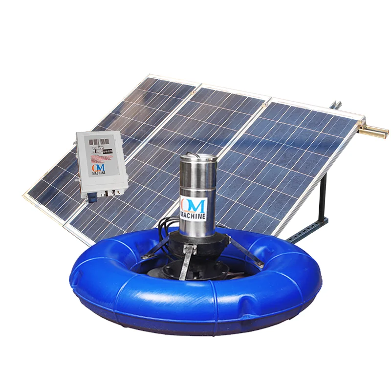 High Efficiency solar Surface Floating Super impeller  Aerator in Pond Tank