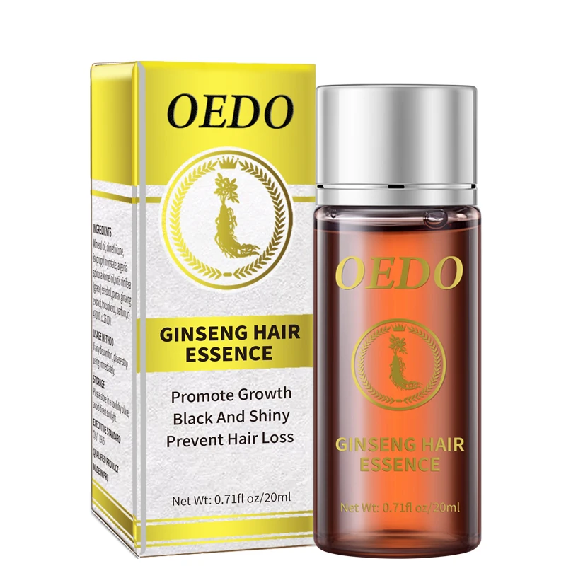 OEDO Ginseng Prevent Hair Loss Essential Oil Hair Growth Black and Shines Repair Hair-root Moist Nourishing Serum