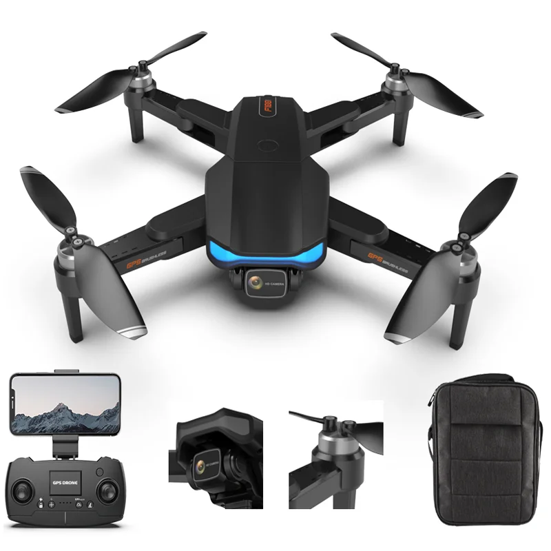 Gps Drone 4k Hd Camera Wifi Fpv Drones With Follow Me Optical Flow Foldable Rc Quadcopter Professional Dron