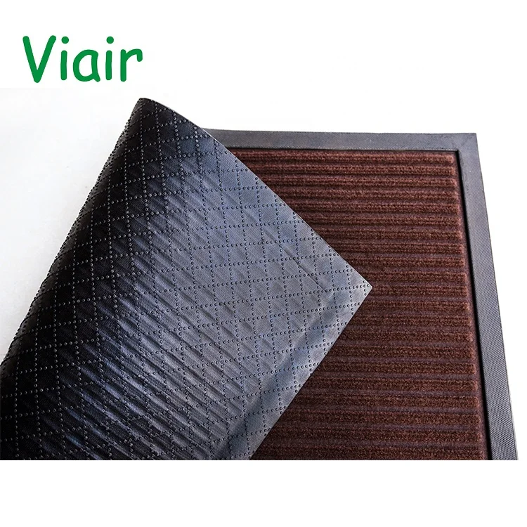 Wholesale Rubber Backed Entrance Shoe clean Weather Resistant Foot mat