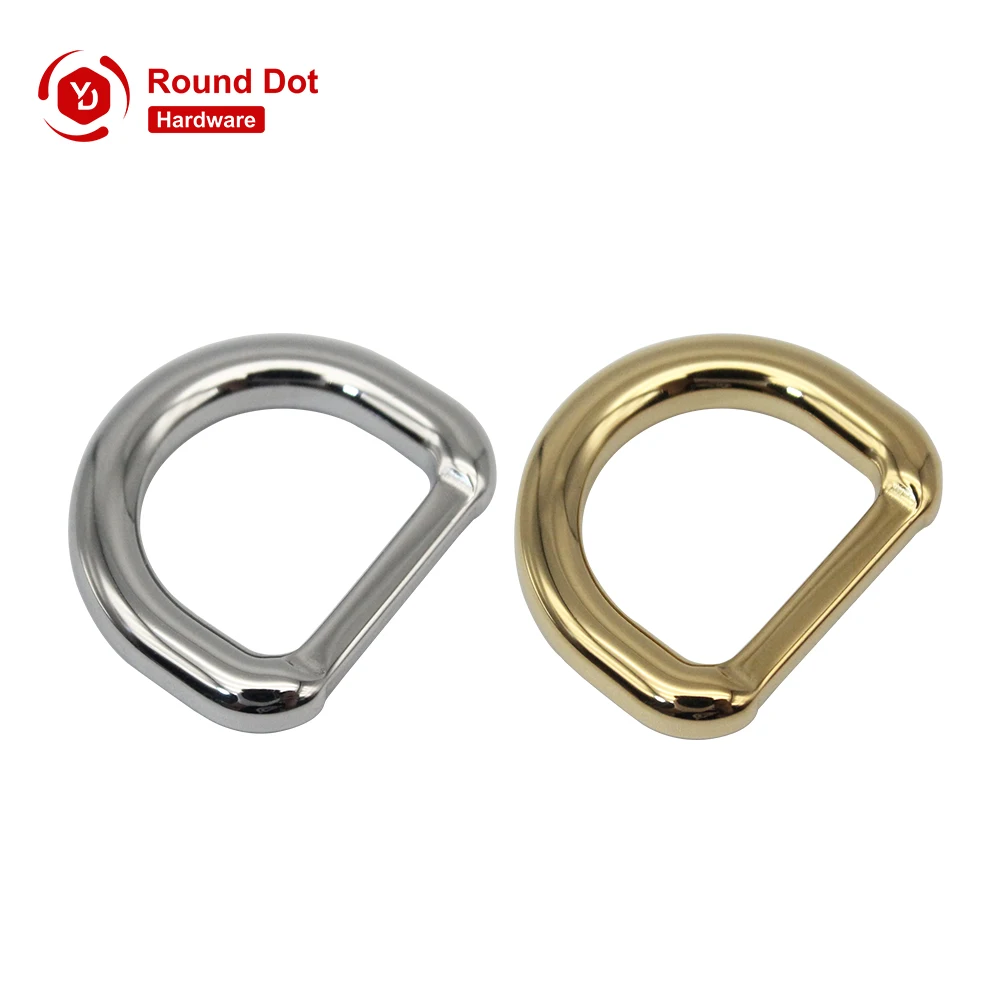 Bags Stainless Steel D Rings Wide Applications Metal D Rings Custom Logo Support Luxury Handbags Metal Accessories