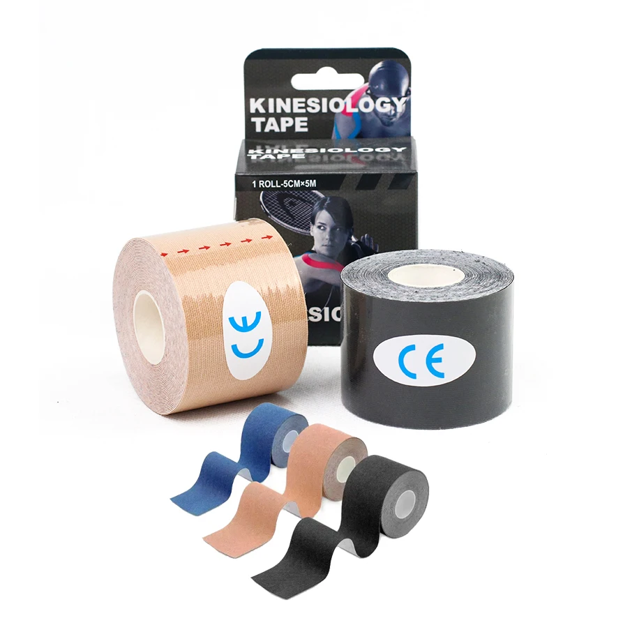 High Quality Sports Football Muscle Face Tape Waterproof Custom Logo Wholesale Climbing Rock Tape Kinesiology For Sports Protect