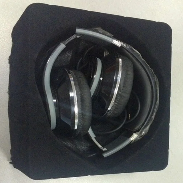 
Thermofored blister display tray for cosmetics packaging ,black flocking blister tray 