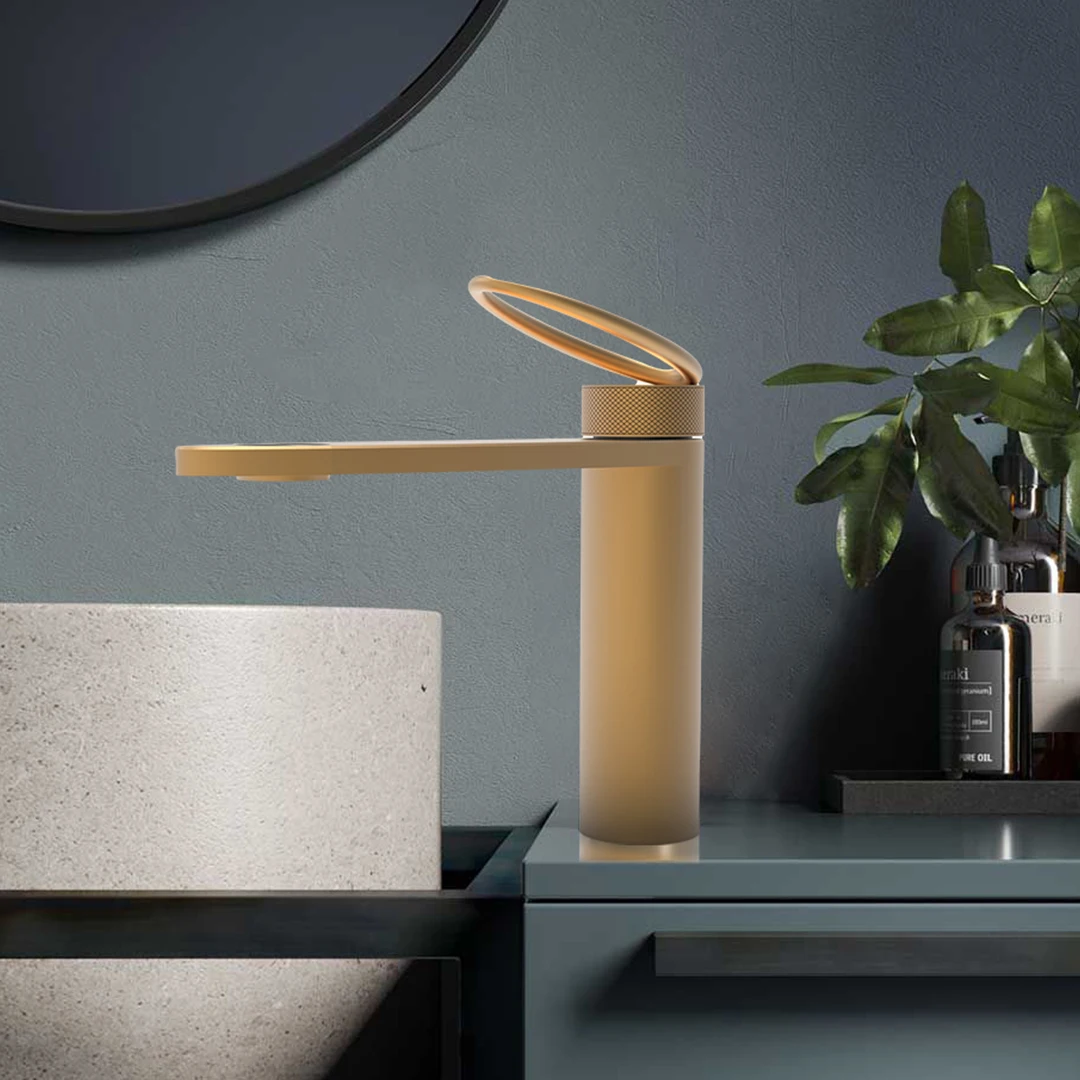 Empolo new products design luxury bathroom basin faucet gold brass	hotel wc Water mixers taps