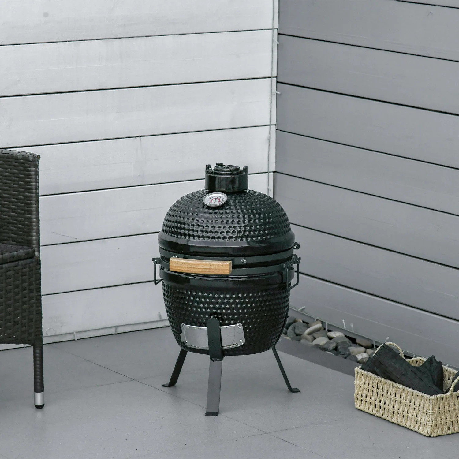 2024 bbq ceramic kamado grill outdoor kitchen for camping kamado grill charcoal burning