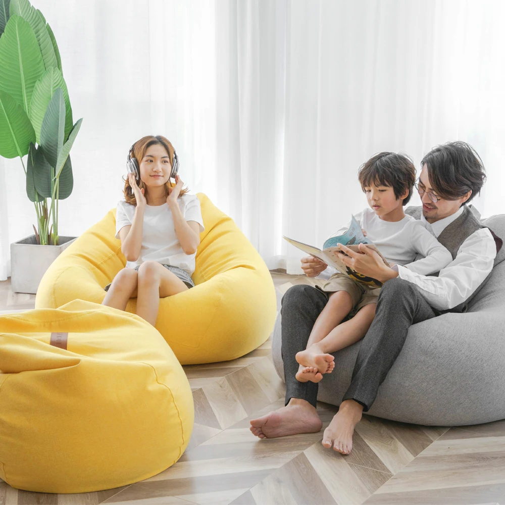 Hot Sales Giant Pear Teardrop Indoor and Outdoor Bean Bag Sofa Chair Cheap Chairs Bulk Beanbag Sofas Cover