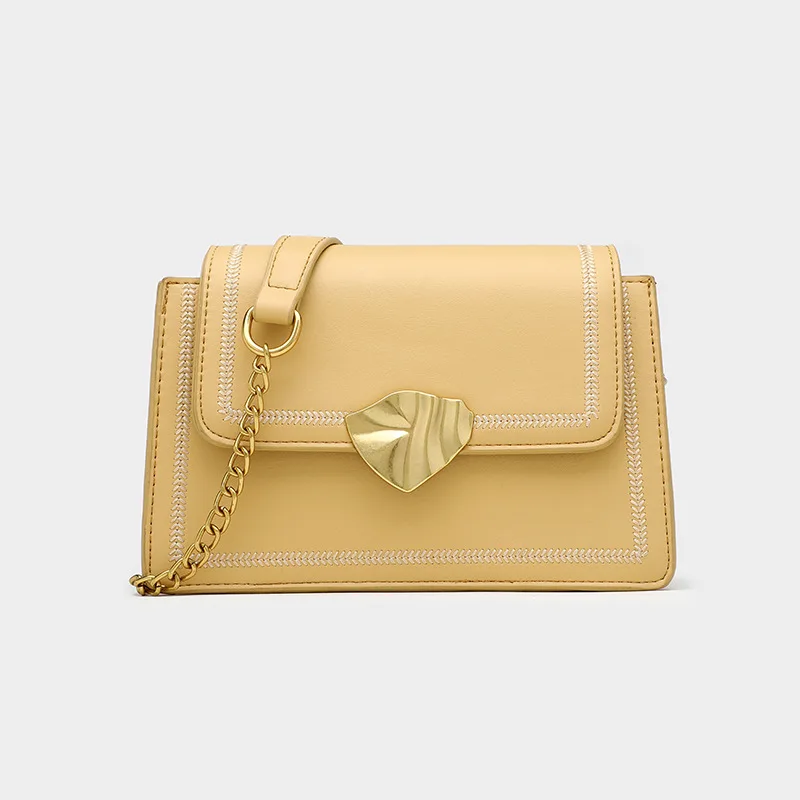 Simple design classic factory women chain bags crossbody sling shoulder handbags lady fashion girls