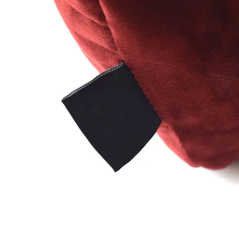 Removable Washable Rectangular Soft Velvet Zafu Cushion Large Buckwheat Meditation Floor Pillow