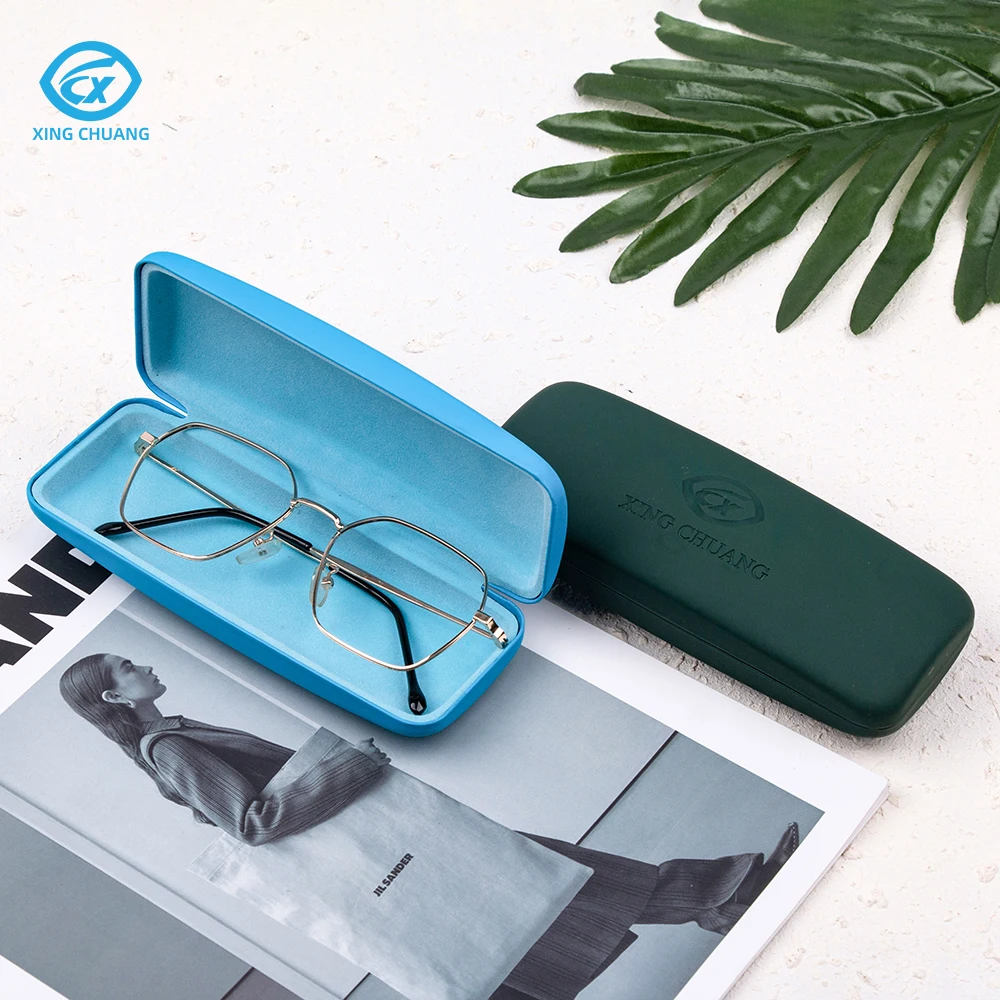 Wholesale High Quality Portable Metal Box sunglasses case custom logo eyewear case spectacle case