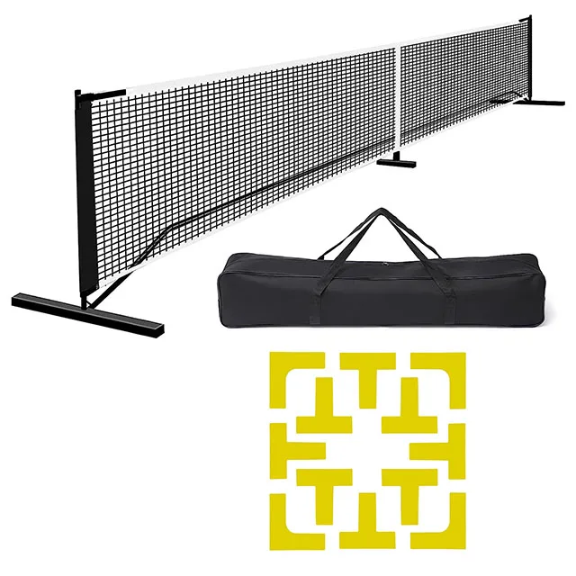 Aluminum Alloy Pickle Ball Grid Stadium Boundary Marking Positioning Set Sports Training Accessories with Iron Frame