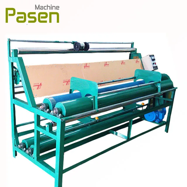 fabric re rolling inspection machine roll to roll fabric cutting printing machine