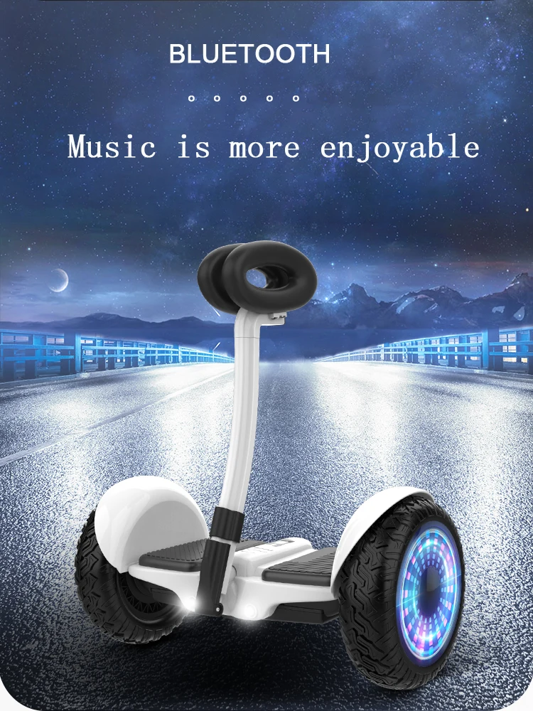 2023  New Product MINI Robot  Smart  2 wheel 10 inch self balancing scooter hoverboard with handle
